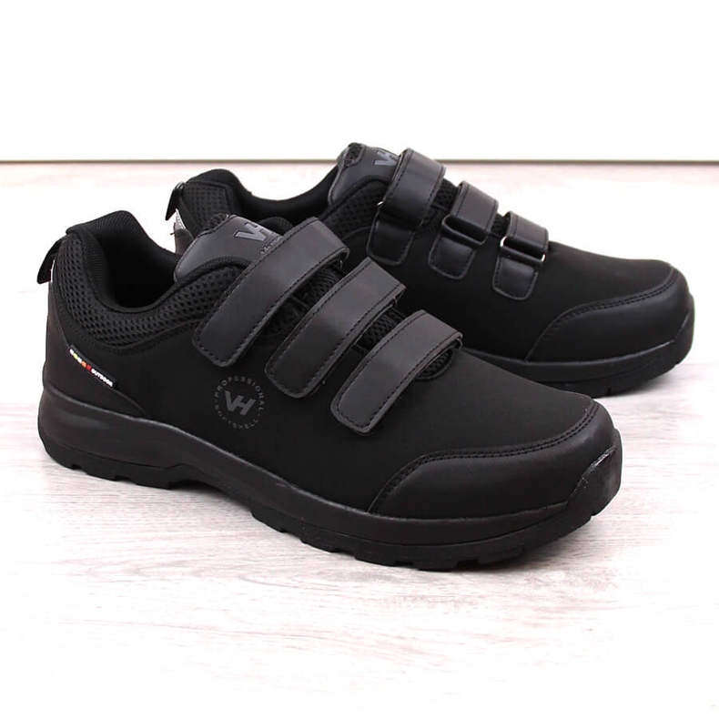Potocki Scarpe softshell sportive da trekking con velcro Vanhorn nero