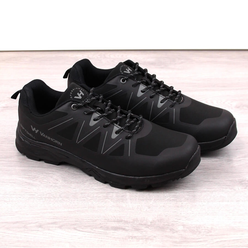Potocki Scarpe da trekking softshell nere da uomo Vanhorn nero