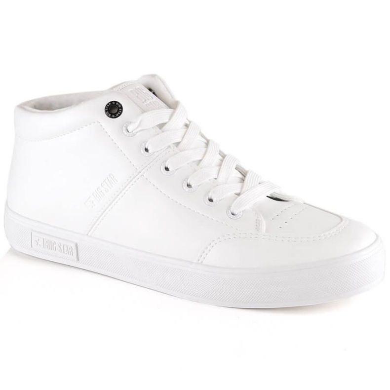 Big Star M INT1895A scarpe sportive bianche isolate alla caviglia bianca