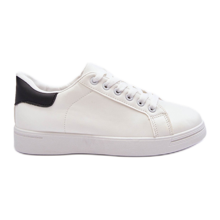 Scarpe Sportive Classiche Da Donna Corrine Bianche E Nere bianca