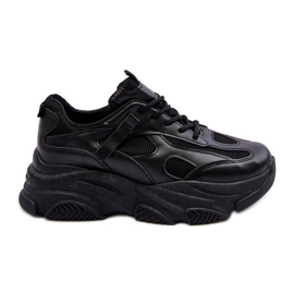 PG1 Chunky Platform Sneakers da donna nere Agnenia nero