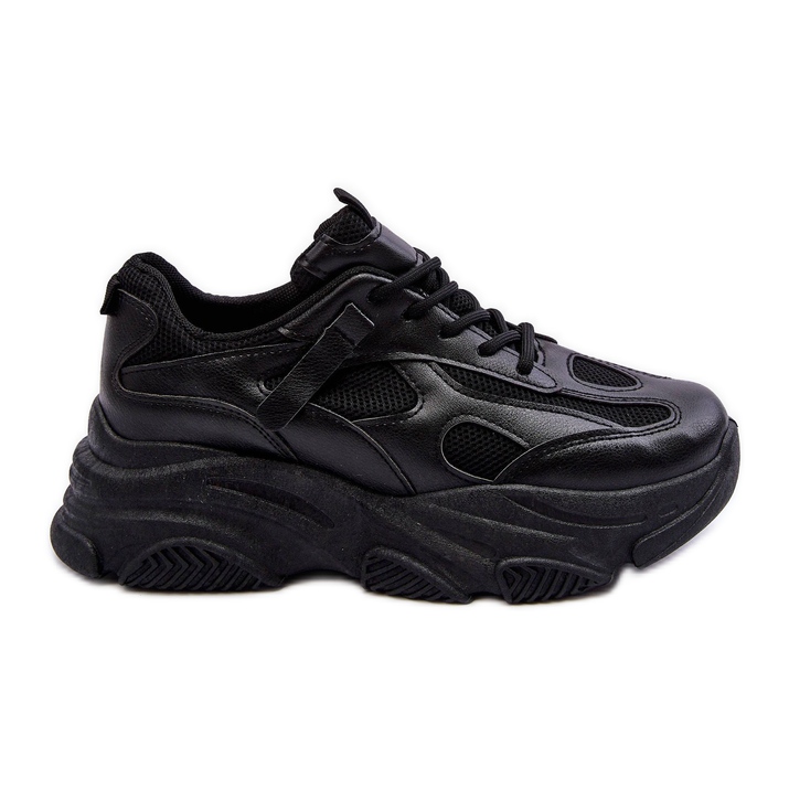 PG1 Chunky Platform Sneakers da donna nere Agnenia nero