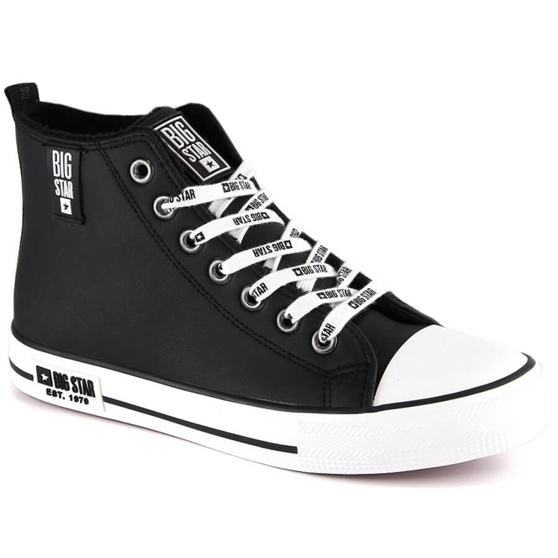 Sneakers isolate nere Big Star KK274598 nero
