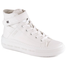 Sneakers isolate con lacci e velcro bianche Big Star MM274006 bianca