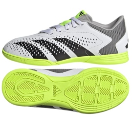 Scarpe da calcio Adidas Predator Accuracy.4 In Jr IE9440 bianco bianco