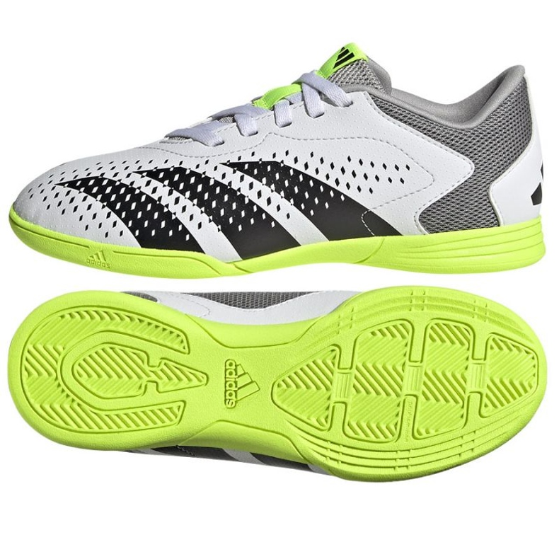 Scarpe da calcio Adidas Predator Accuracy.4 In Jr IE9440 bianca bianca