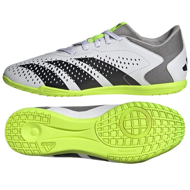 Scarpe da calcio Adidas Predator Accuracy.4 In M GY9986 bianca bianca