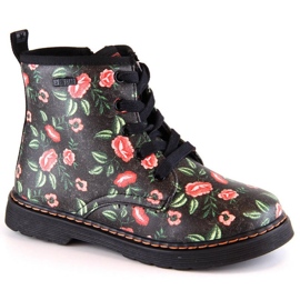 Stivali caldi Big Star Jr INT1884 fiori nero