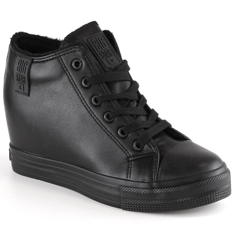 Big Star W INT1899A sneakers con zeppa isolate nere nero