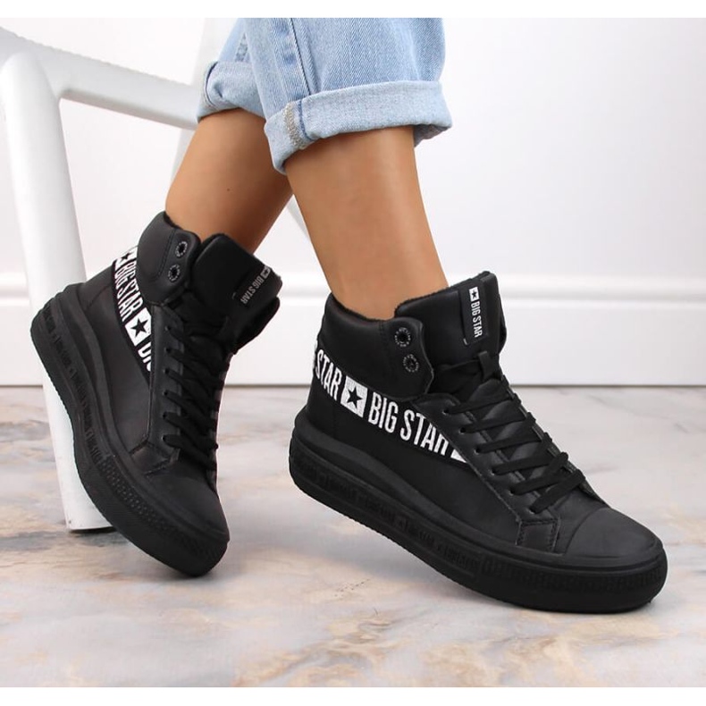 Big Star W INT1901B scarpe sportive isolate nere nero