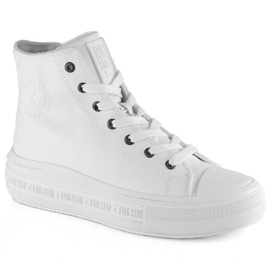 Sneaker isolata con lacci Big Star W INT1902A bianca