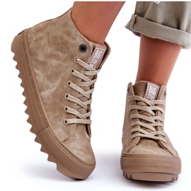 Sneakers Donna Big Star High Warm Beige GG274071