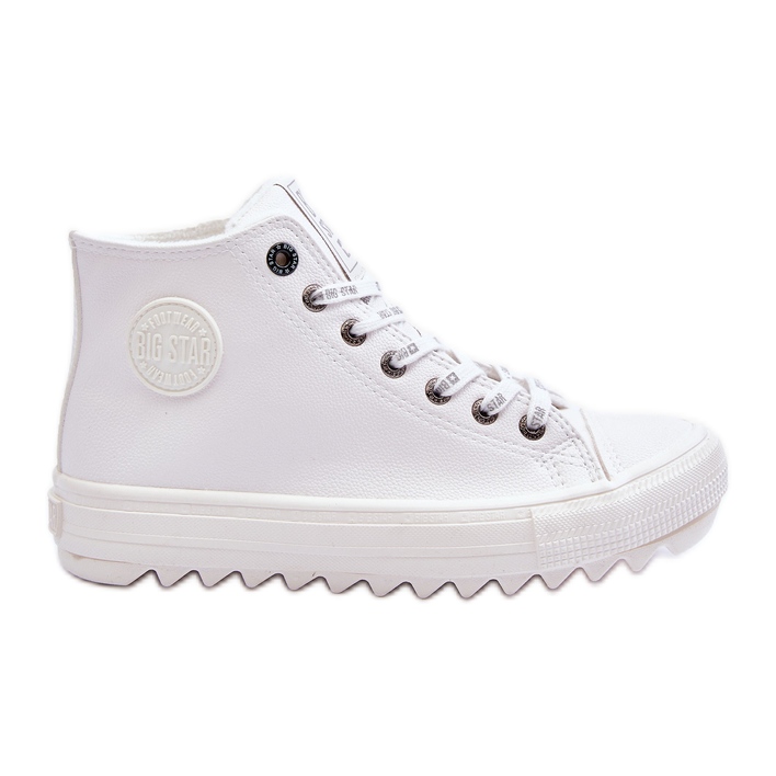 Sneakers da donna Big Star High Warm White GG274108 bianca