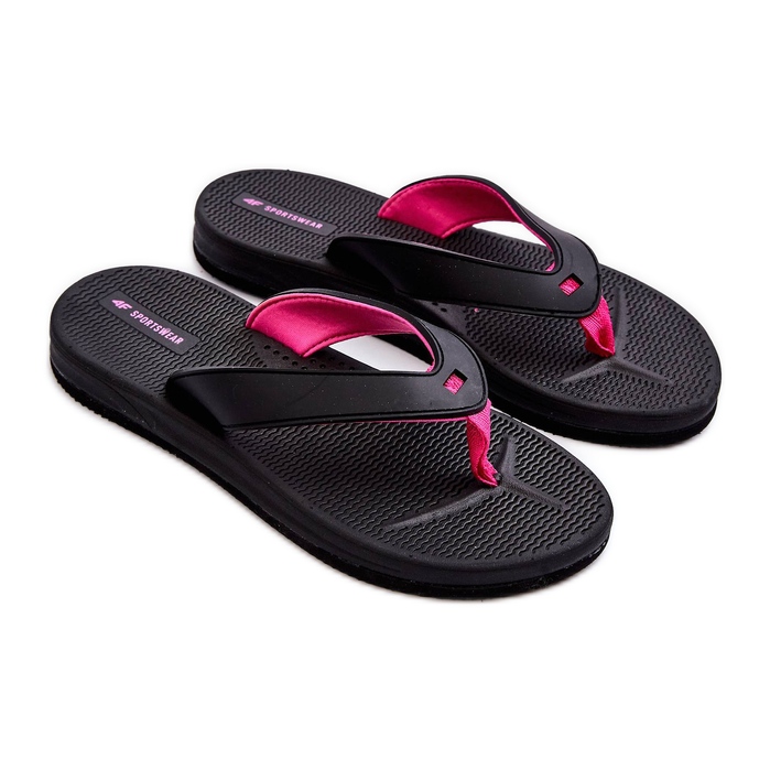 Infradito Donna 4F 4FSS23FFLIF061-21S Nero-Rosa
