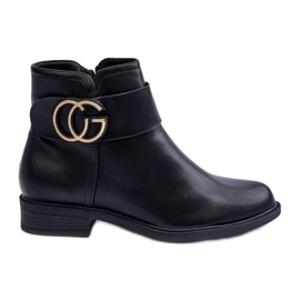 FD1 Stivali Da Donna Con Decorazione Galos Neri nero