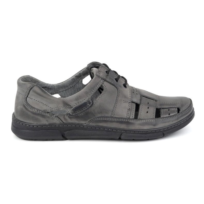 Olivier Scarpe estive da uomo traforate 600 grigio