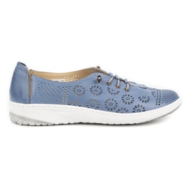 WASAK Scarpa estiva da donna in pelle 625P blu