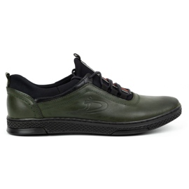 Polbut Scarpe casual da uomo in pelle K24 verde