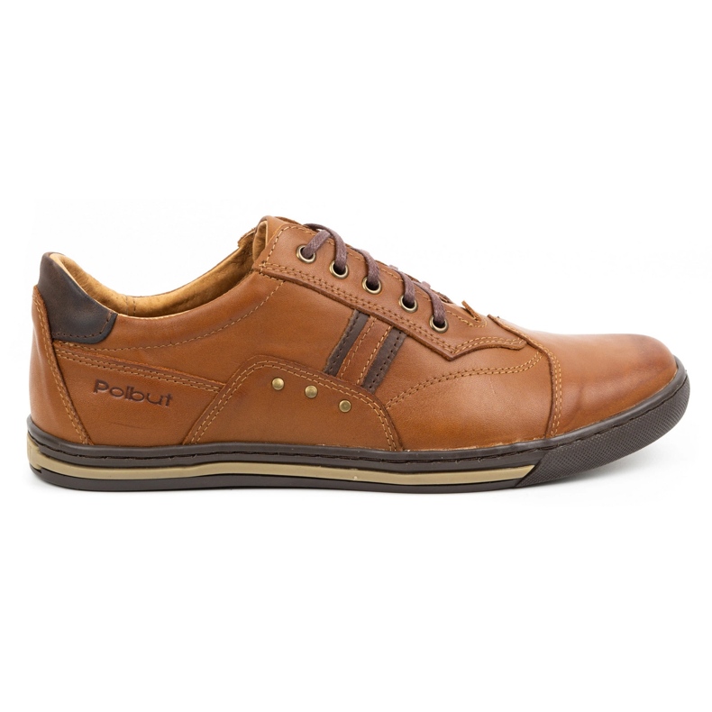 Polbut Scarpe casual da uomo 1801N Axe Camel marrone