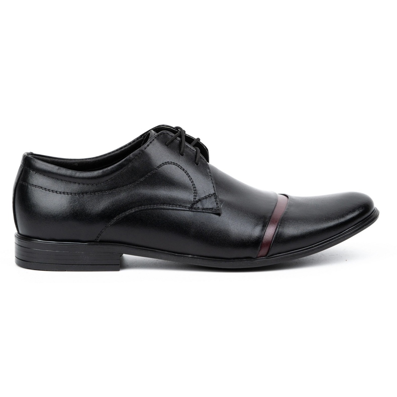 Olivier Scarpa formale da uomo in pelle 210V2 nera nero