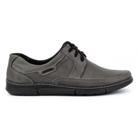 Olivier Scarpa stringata da uomo in pelle 60K grigio
