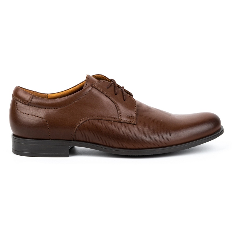 Kampol Scarpe eleganti da uomo in pelle 344KAM marrone