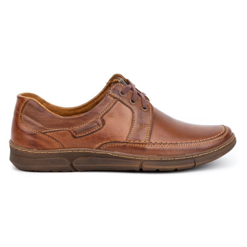 Olivier Scarpa stringata da uomo in pelle 60K marrone