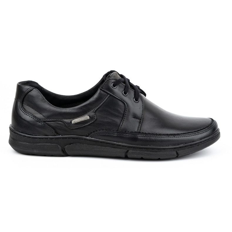 Olivier Scarpa stringata da uomo in pelle 60K nera nero