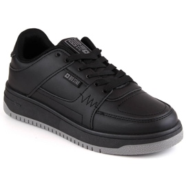 Scarpe sportive sneakers stringate nere Big Star MM274353 nero