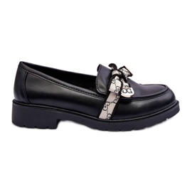 Mocassini Donna in Pelle Nero S.Barski HY330