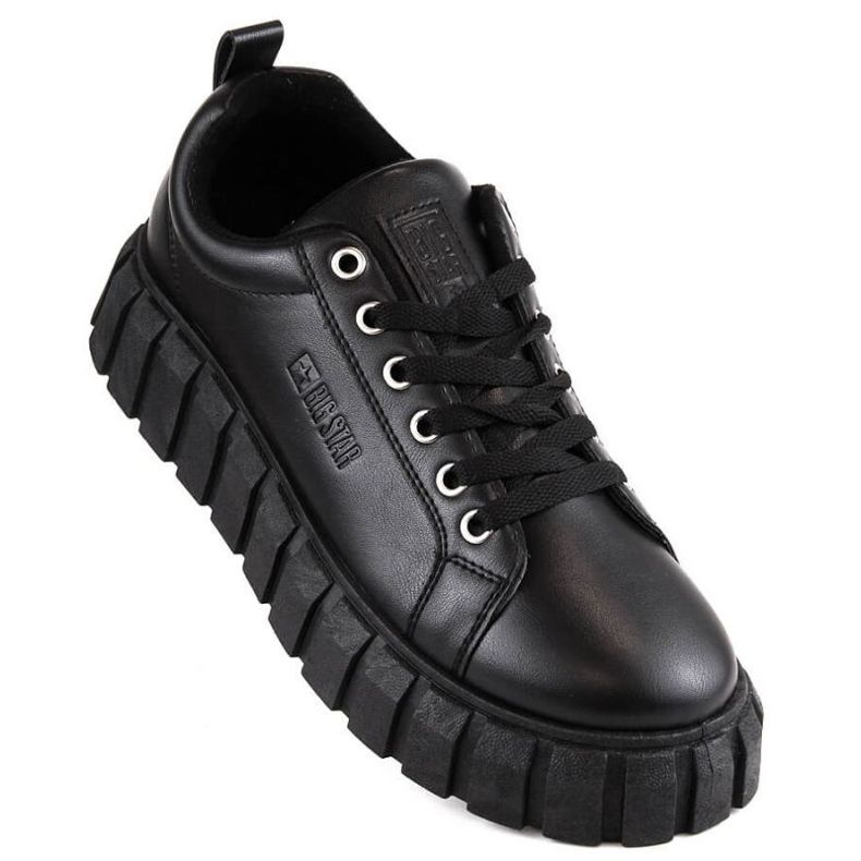 Scarpe con plateau Big Star W INT1919 nere nero