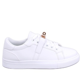Sneakers da donna con chiusura Graff Gold bianco