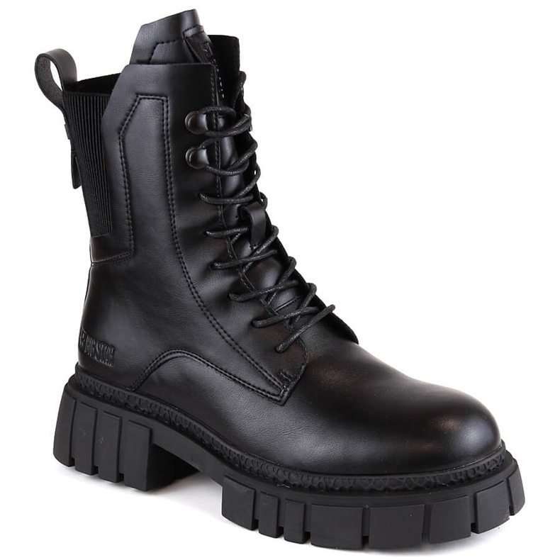 Big Star MM274581 stivali trapper da donna neri isolati nero