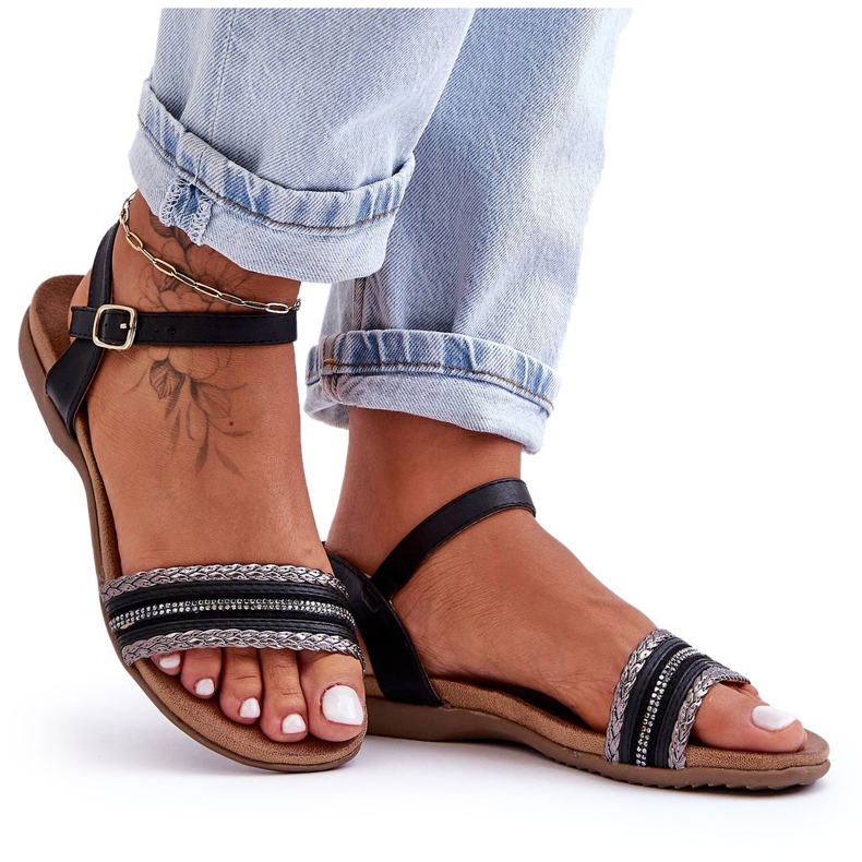 Sandali Bassi Classici da Donna Nero S.Barski 6708