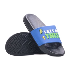 Pantofole Coqui Jr. 6383-612-2220 blu