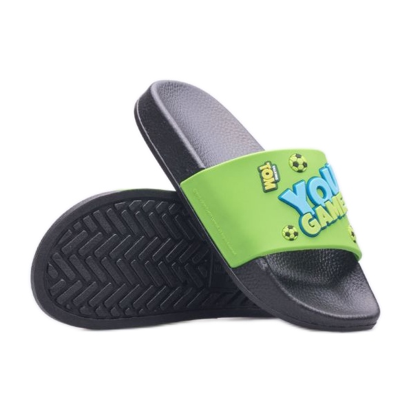 Pantofole Coqui Jr. 6383-611-2214 verde