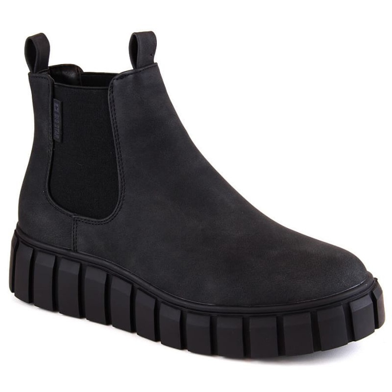 Stivali slip-on con plateau Big Star W INT1923 neri nero