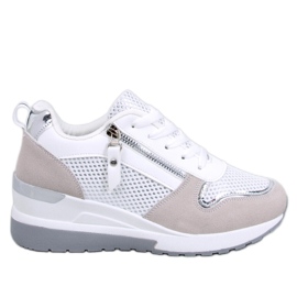 Sneakers con zeppa Vargas Blanco bianco