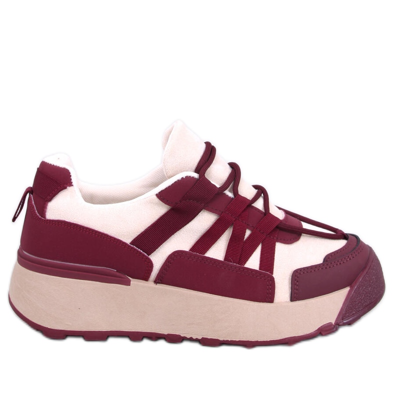 Sneakers Potts Wine da donna rosso
