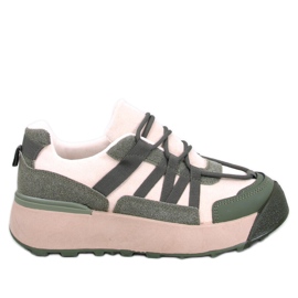 Sneakers Potts Green da donna multicolore