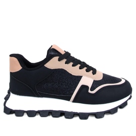 Sneaker con suola alta di Bois Black nero