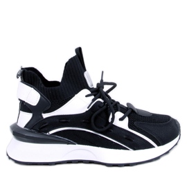 Sneakers a calzino nere Boyce nero