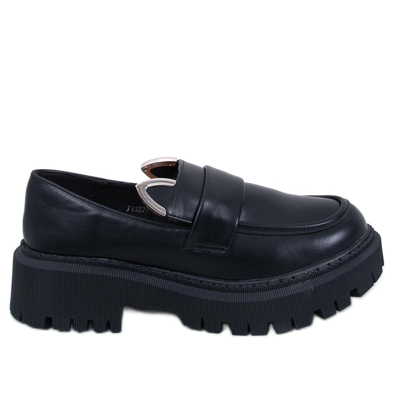 Mocassini con plateau e orecchie di Bunnies Black nero