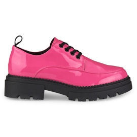 La.Fi Scarpe stringate laccate rosa