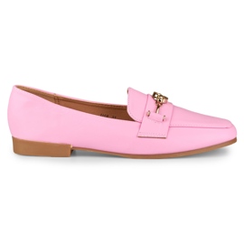 Scarpe piatte rosa