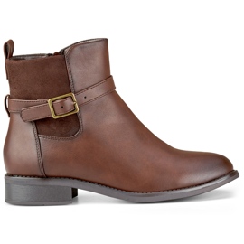 Stivali casual marroni da donna marrone