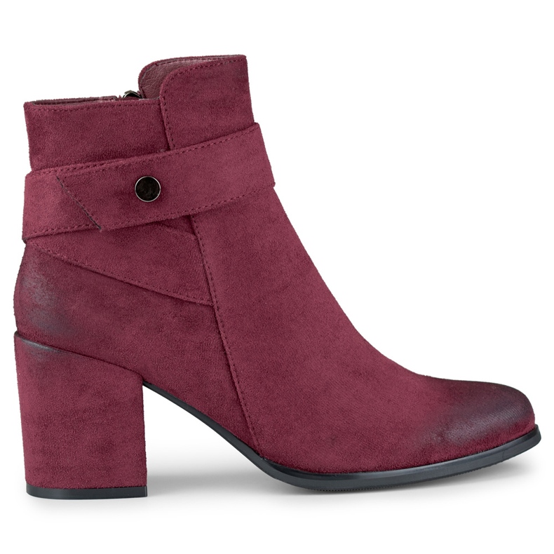 Stivali classici bordeaux di Blaise rosso