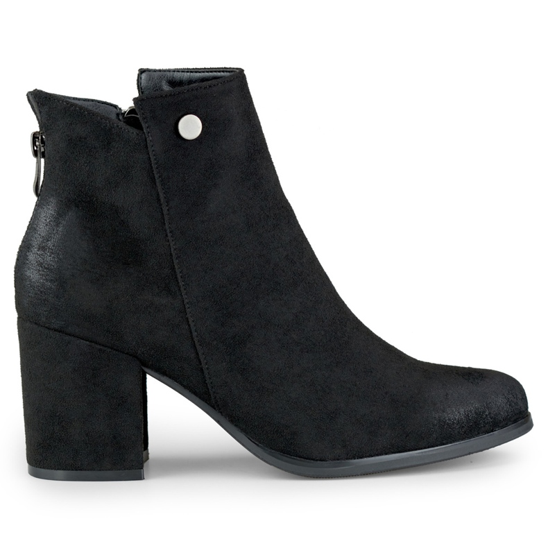 Stivaletti da donna in camoscio nero di Charlotte