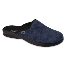 Ciabatte in pu da uomo Befado 548M033 blu navy