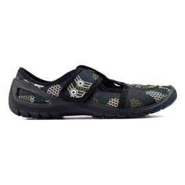Scarpe da ginnastica con velcro Shelovet per ragazzi grigio
